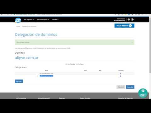 Miniatura · Como configurar los DNSs (delegar el dominio) en dominio .com.ar (en Nic.ar - Nic Argentina)